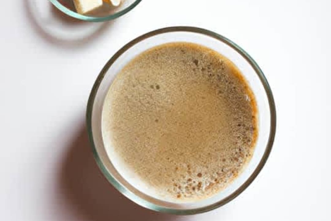 Coffee with Cow's Milk and Jaggery