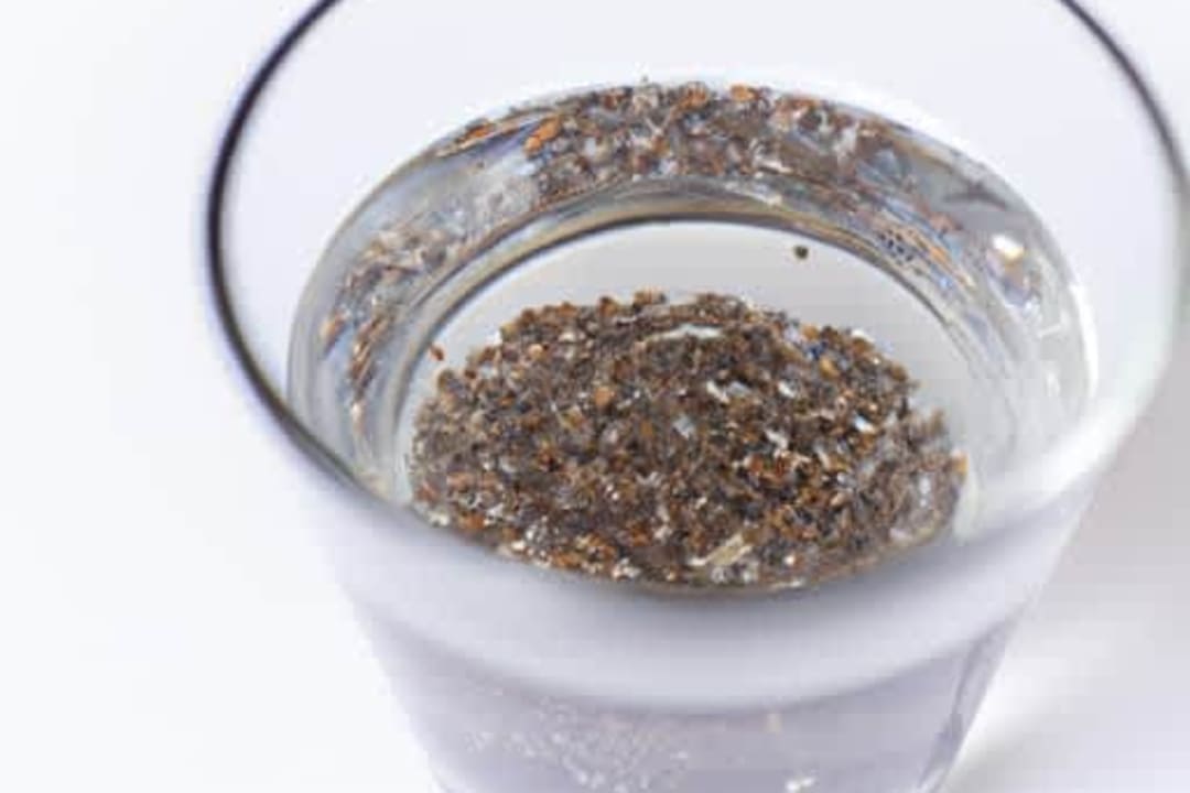 Water with Chia Seeds